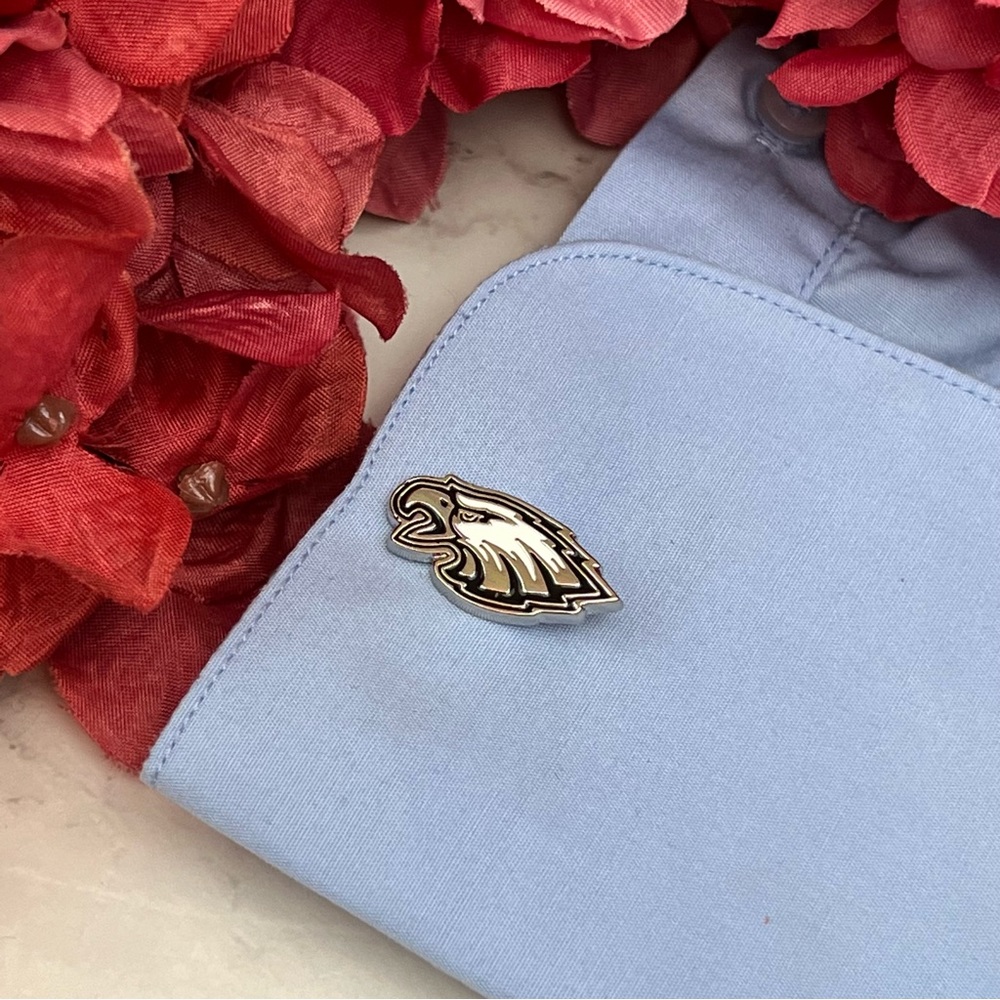 NFL Philadelphia Eagles Logo Cufflinks - Picture 12 of 15